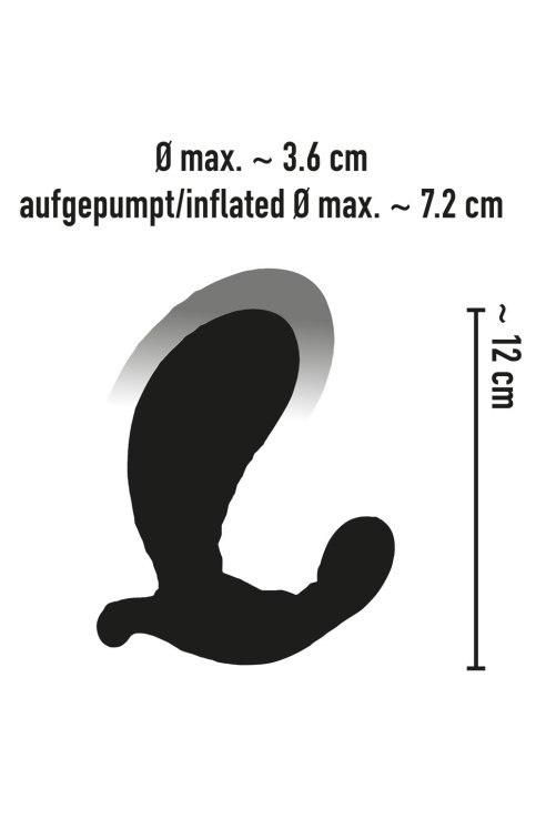 Vibromasažer za prostatu Inflatable + RC G&P Spot Vibrator