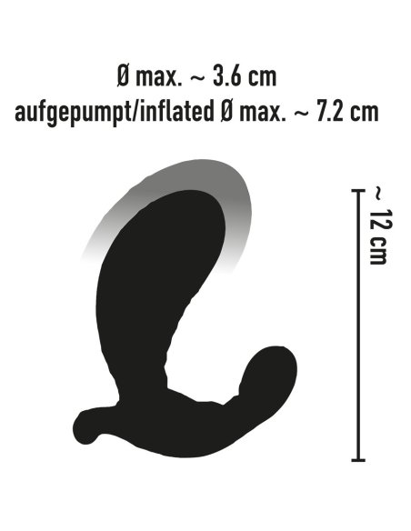 Vibromasažer za prostatu Inflatable + RC G&P Spot Vibrator