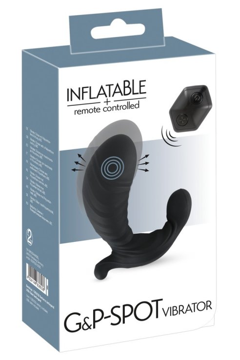 Massager prostate Inflatable + RC G&P Spot Vibrator