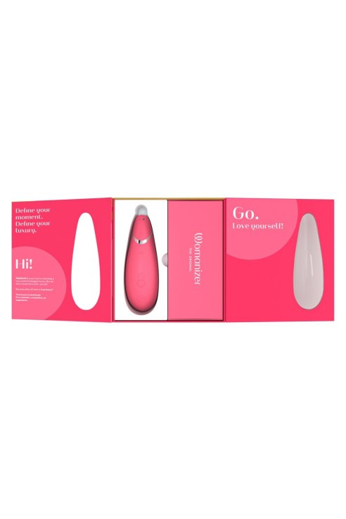 Вакуумный массажер для клитора womanizer Premium 2 light-pink