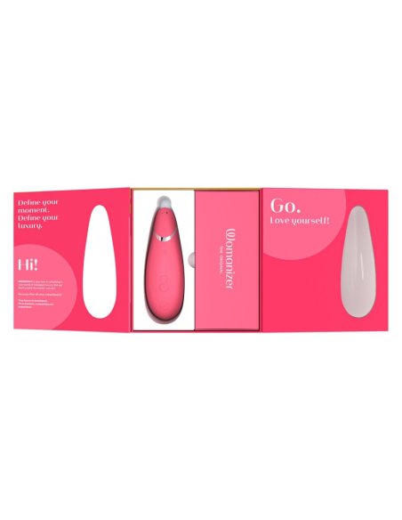 Вакуумный массажер для клитора womanizer Premium 2 light-pink