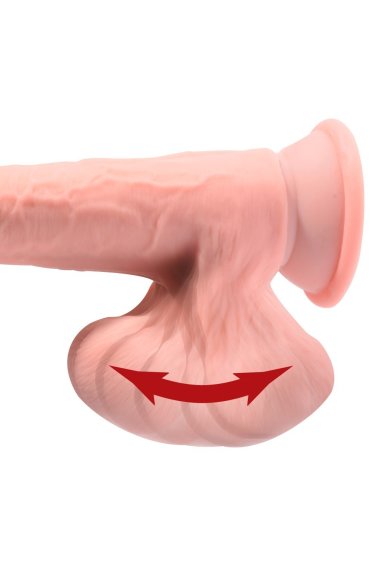 Фаллоимитатор "9 Triple Density Cock with Swinging Balls 2