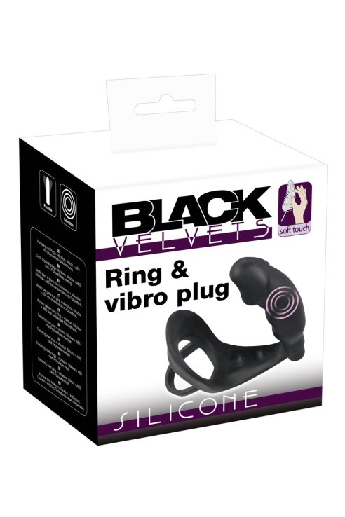 Вибромассажер простаты Ring & Vibro Plug