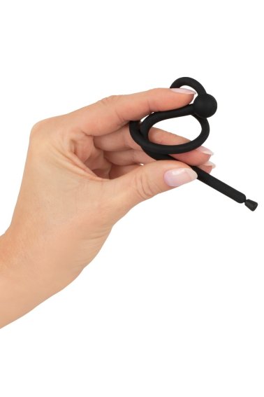 Čep za penis Piss Play With Glans Ring & Stopper Ø 35mm - Hollow 2