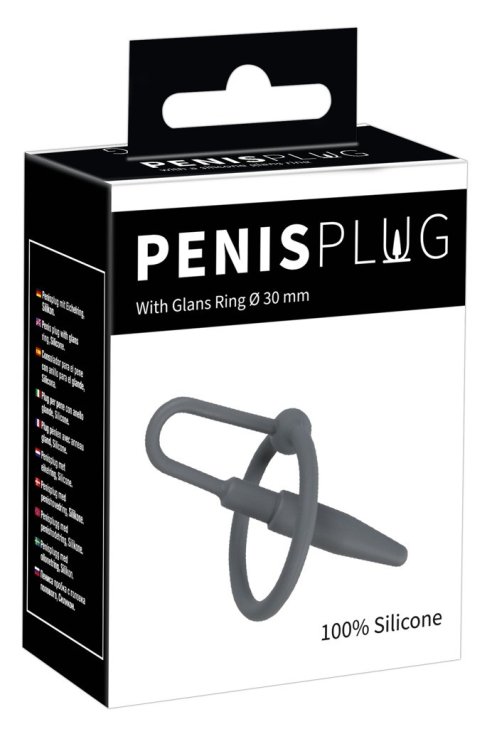 Penisplug With Glans Ring Ø 30 mm