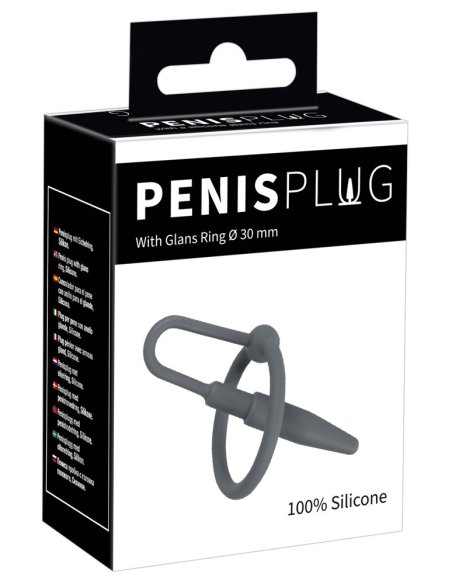 Penisplug With Glans Ring Ø 30 mm