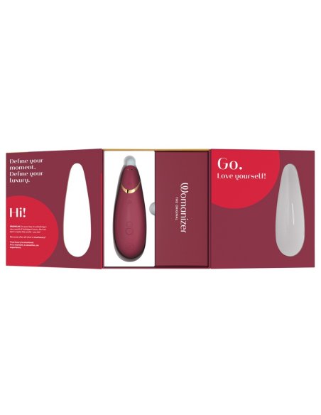 Vakuumski masažer klitorisa womanizer Premium 2 light-red