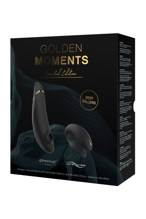 Vibromasažeri We-Vibe Chorus i Womanizer Premium 2 Golden Moments Collection