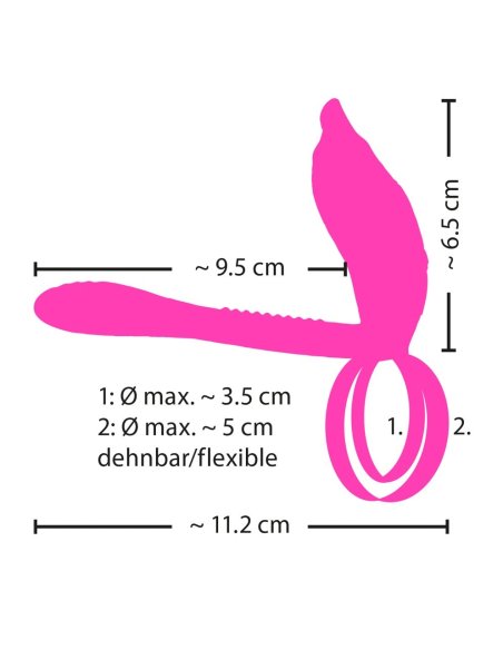 Vibroprsten za penis RC Couples Vibrator 2