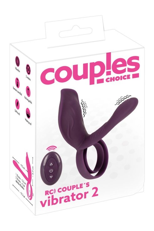 Vibroprsten za penis RC Couples Vibrator 2