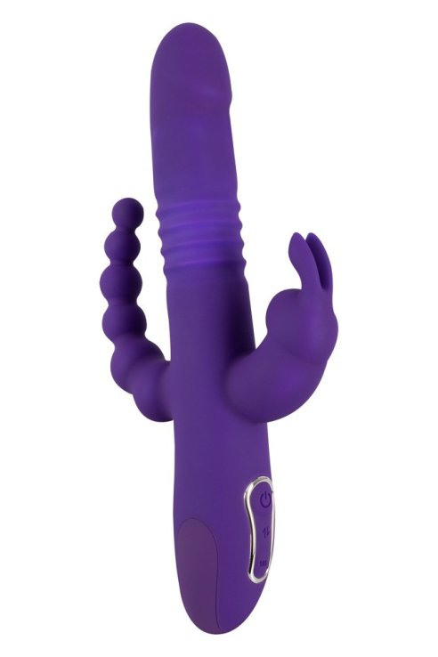 Вибратор для тройной стимуляции Thrusting Pearl Triple Vibrator