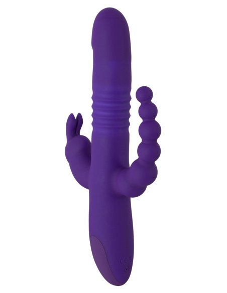 Вибратор для тройной стимуляции Thrusting Pearl Triple Vibrator