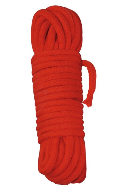 Веревка для связывания Bondage Rope красная 10m