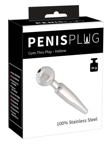 Čep za penis Cum-Thru Play - Hollow