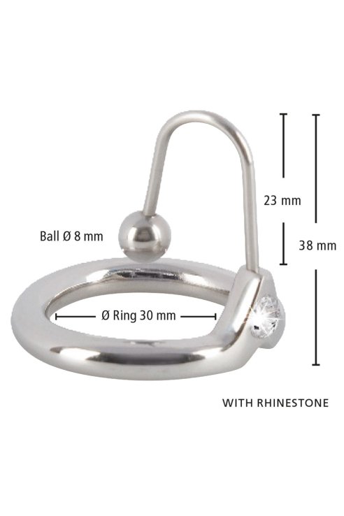 Čep za penis Sperm Stopper With Glans Ring Ø 30 mm