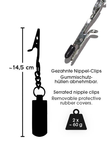 Štipaljke za bradavice Nipple Clamps with Weights