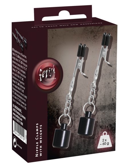 Štipaljke za bradavice Nipple Clamps with Weights