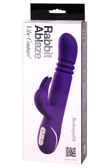 Vibrator Rabbit Ablaze ljubičasti 2