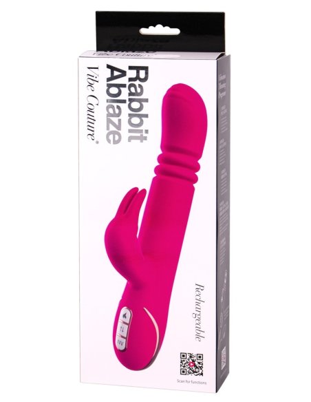 Vibrator Rabbit Ablaze pink