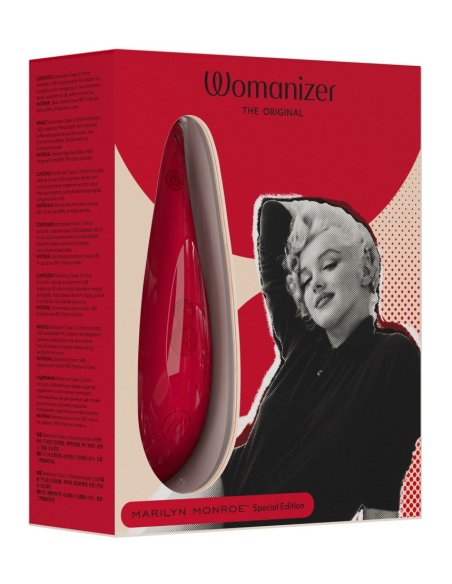 Vakuumski masažer klitorisa Womanizer Marilyn Monroe Special Edition red