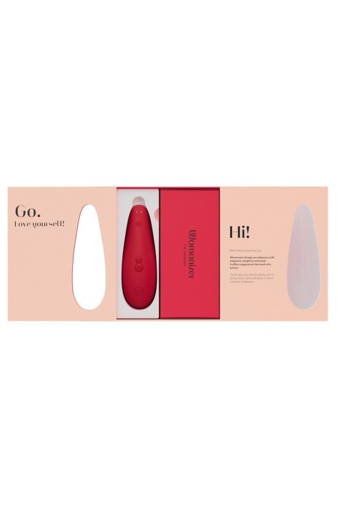 Vacuum clitoris massager Womanizer Marilyn Monroe Special Edition red