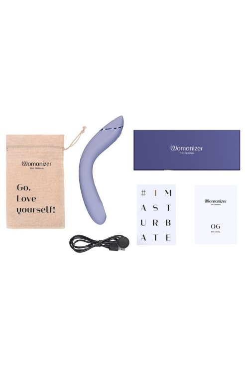 Vacuum clitoris and G-spot massager Womanizer OG purple