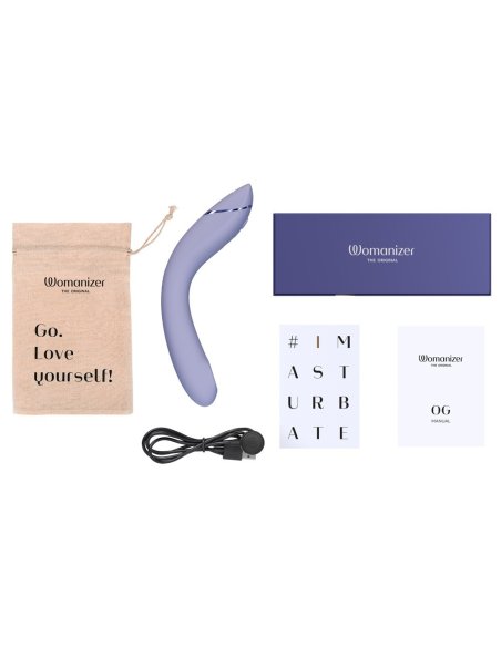 Vacuum clitoris and G-spot massager Womanizer OG purple