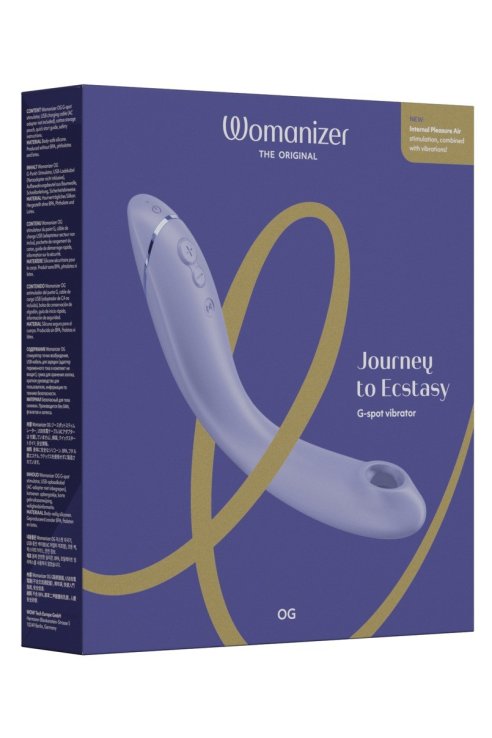 Vacuum clitoris and G-spot massager Womanizer OG purple