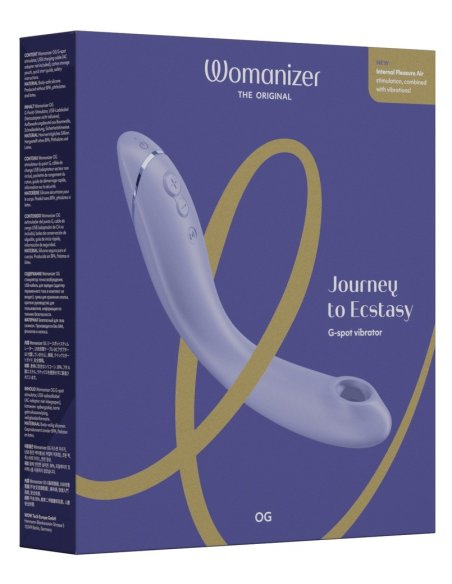 Vacuum clitoris and G-spot massager Womanizer OG purple