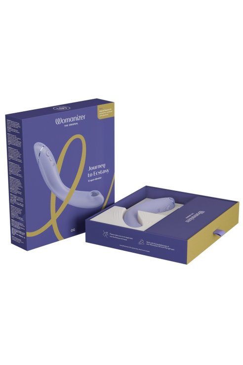 Vacuum clitoris and G-spot massager Womanizer OG purple