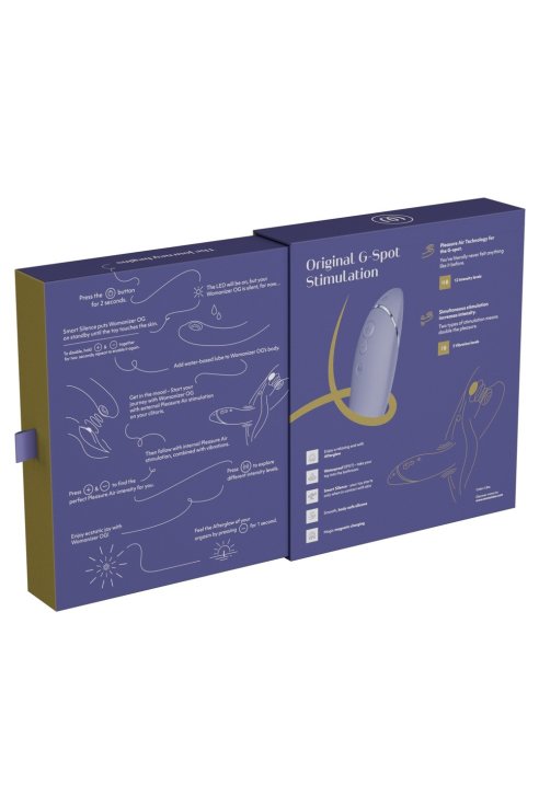 Vacuum clitoris and G-spot massager Womanizer OG purple