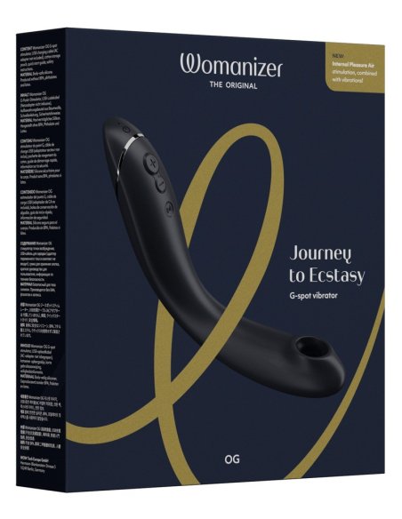 Vacuum clitoris and G-spot massager Womanizer OG black