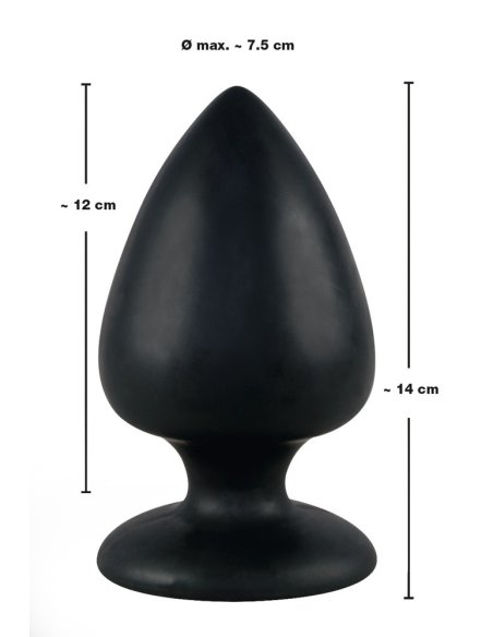 Analna kupa Butt Plug Large BK