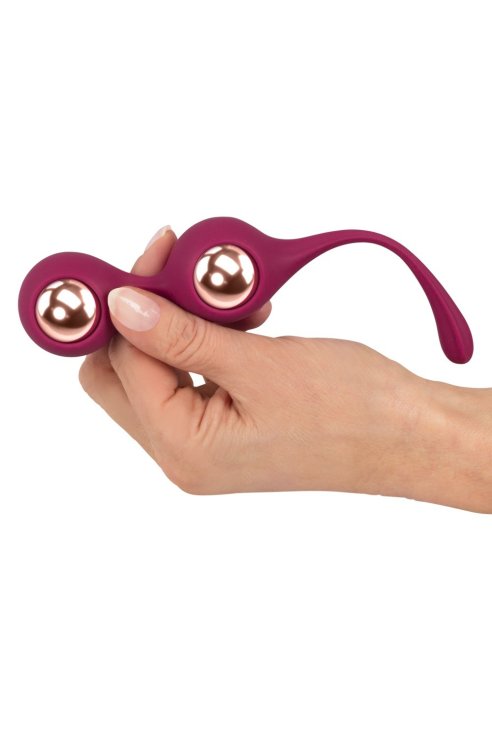 Kegel training balls with extra weights