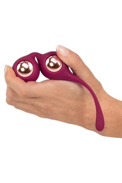 Kegel training balls with extra weights