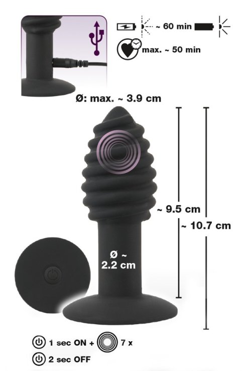 Vibrating Butt Plug Twist