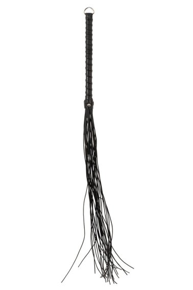 Кожанная плётка Leather flogger corduroy Zado 2