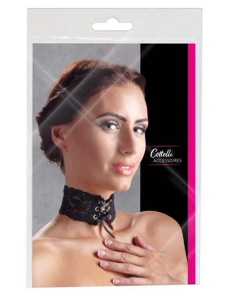 Čipkani okovratnik Choker Lace Cottelli
