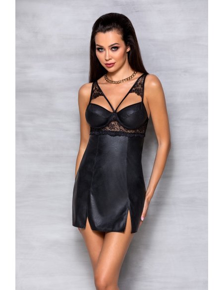 Сексуальное платье LOONA Chemise black S/M - Passion