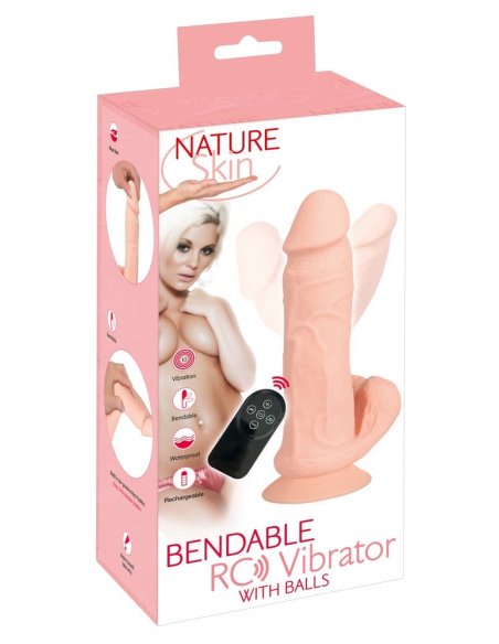 Vibrator Bendable RC Vibrator with Balls