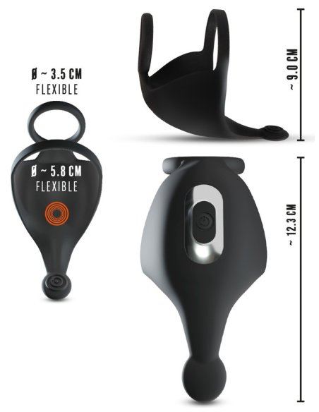 Vibroprsten Multi-Function Couple’s Vibrator