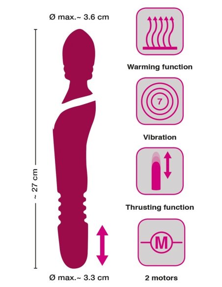 Вибромассажер 3 Function Vibrator