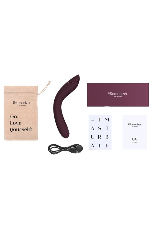 Vacuum clitoris and G-spot massager Womanizer OG purple