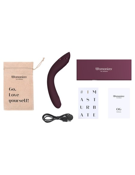 Vacuum clitoris and G-spot massager Womanizer OG purple