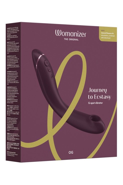 Vacuum clitoris and G-spot massager Womanizer OG purple