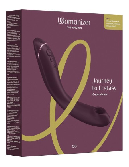 Vacuum clitoris and G-spot massager Womanizer OG purple