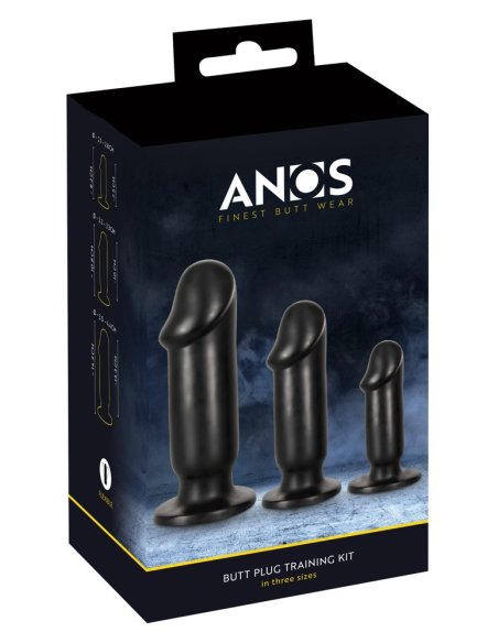 Dildo Anal Training Set Crystal