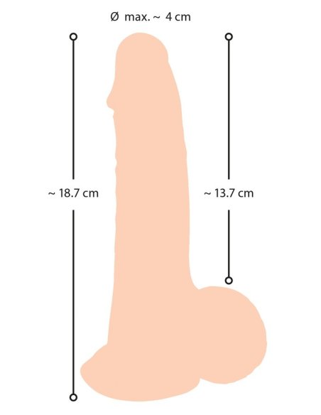 Dildo sa pokretnom kožom Dildo with movable Skin