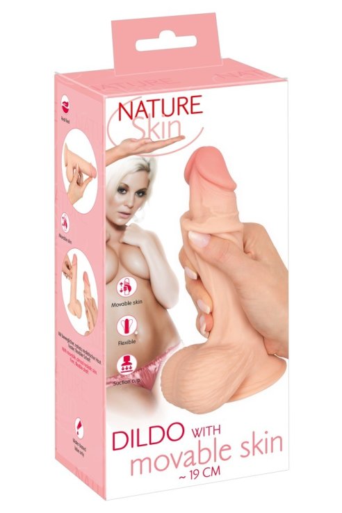 Фаллоимитатор с подвижной кожей Dildo with movable Skin