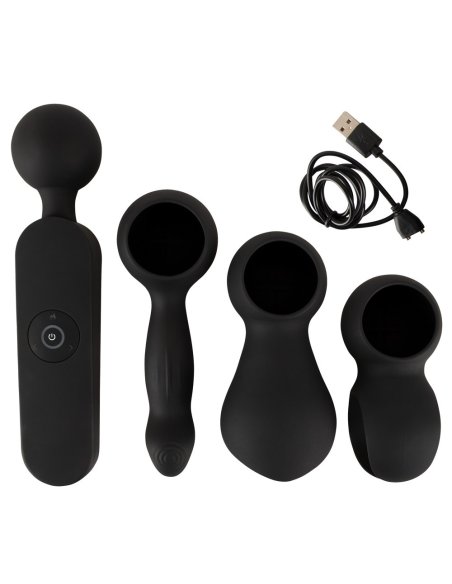 Vibromasazer Wand Vibrator with 3 Attachments